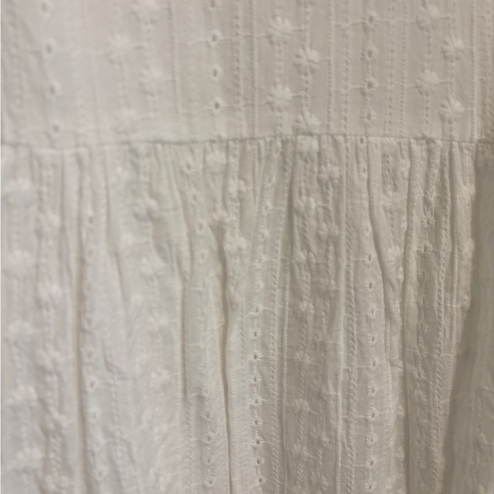 First Monday White Eyelet Dress from Anthropologie - Picture 2 of 5